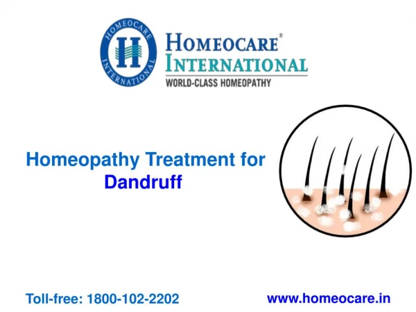 Get Dandruff free look by using these simple remedies in Homeopathy