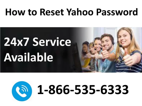 @1~866~535~6333 How to Reset Yahoo Password