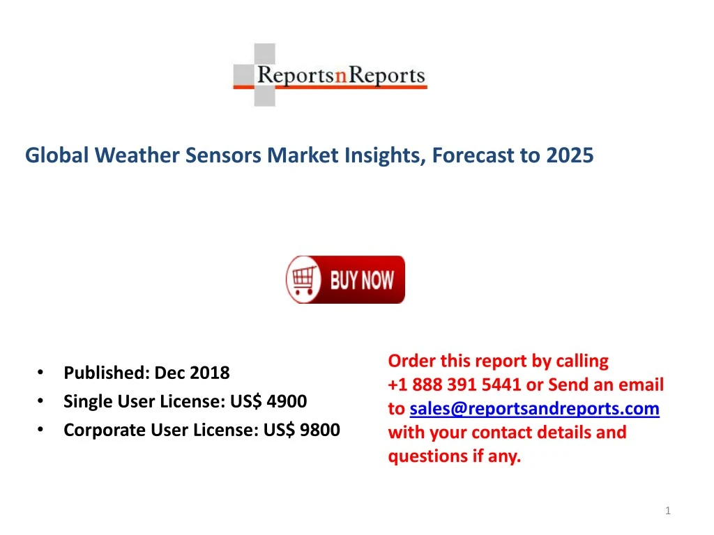 global weather sensors market insights forecast