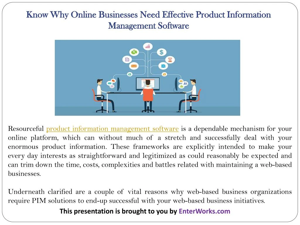 know why online businesses need effective product