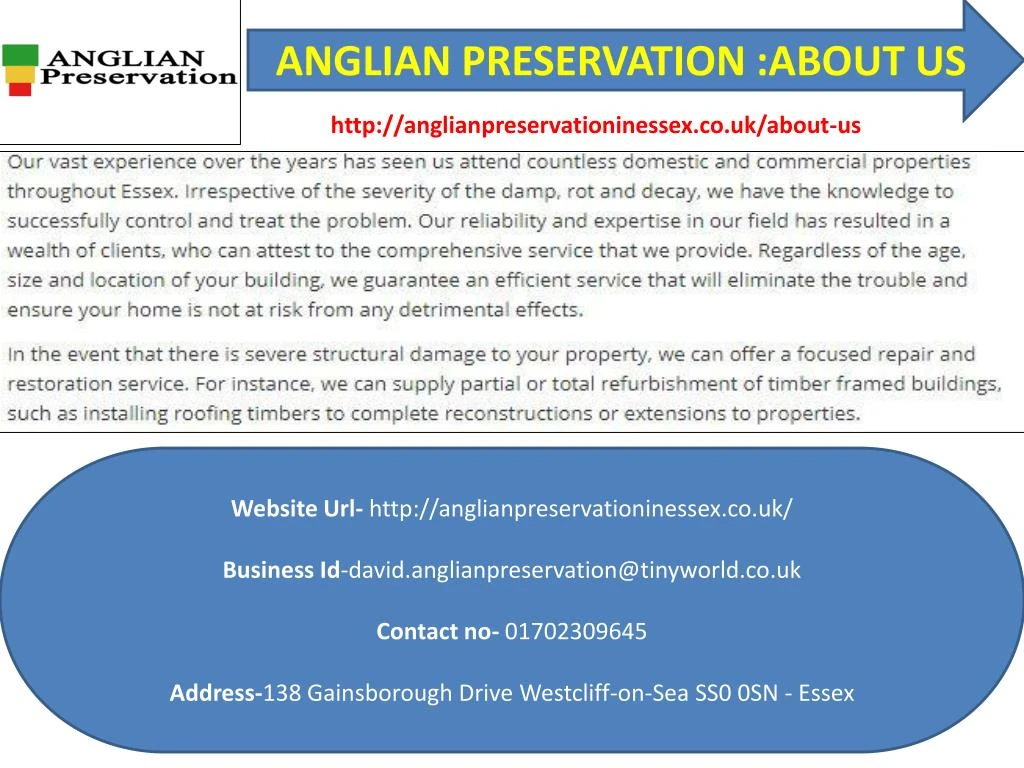 anglian preservation about us