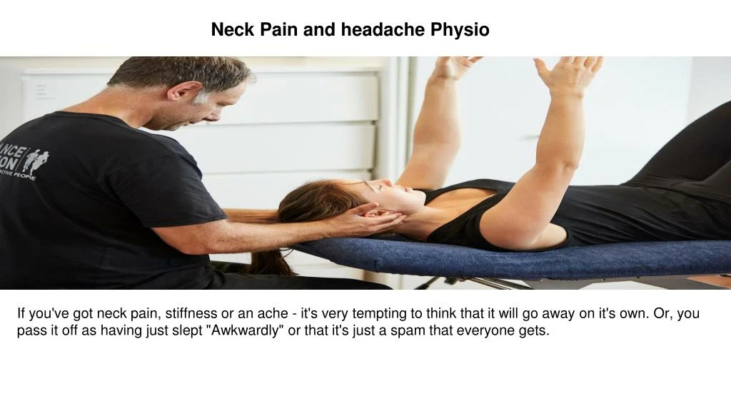 neck pain and headache physio