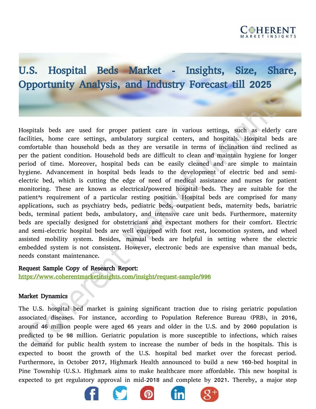 u s hospital beds market insights size share