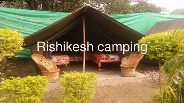 rishikesh camping and rafting package