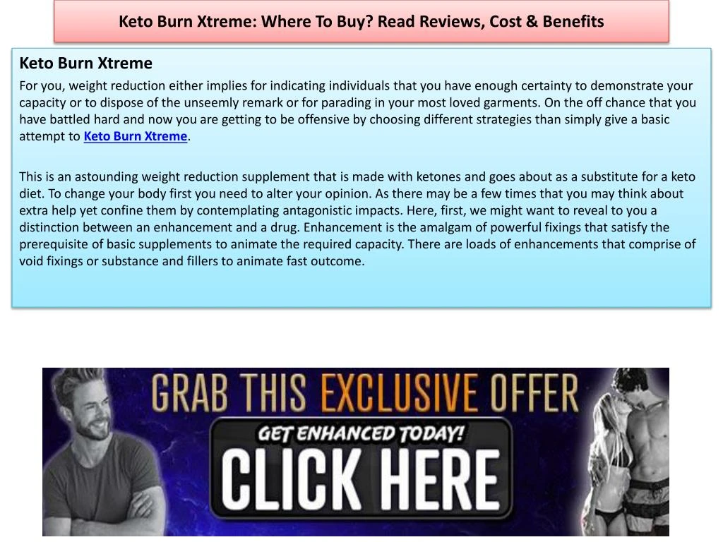 keto burn xtreme where to buy read reviews cost benefits