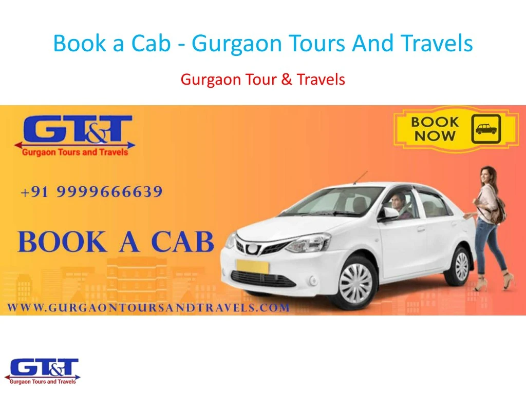 book a cab gurgaon tours and travels