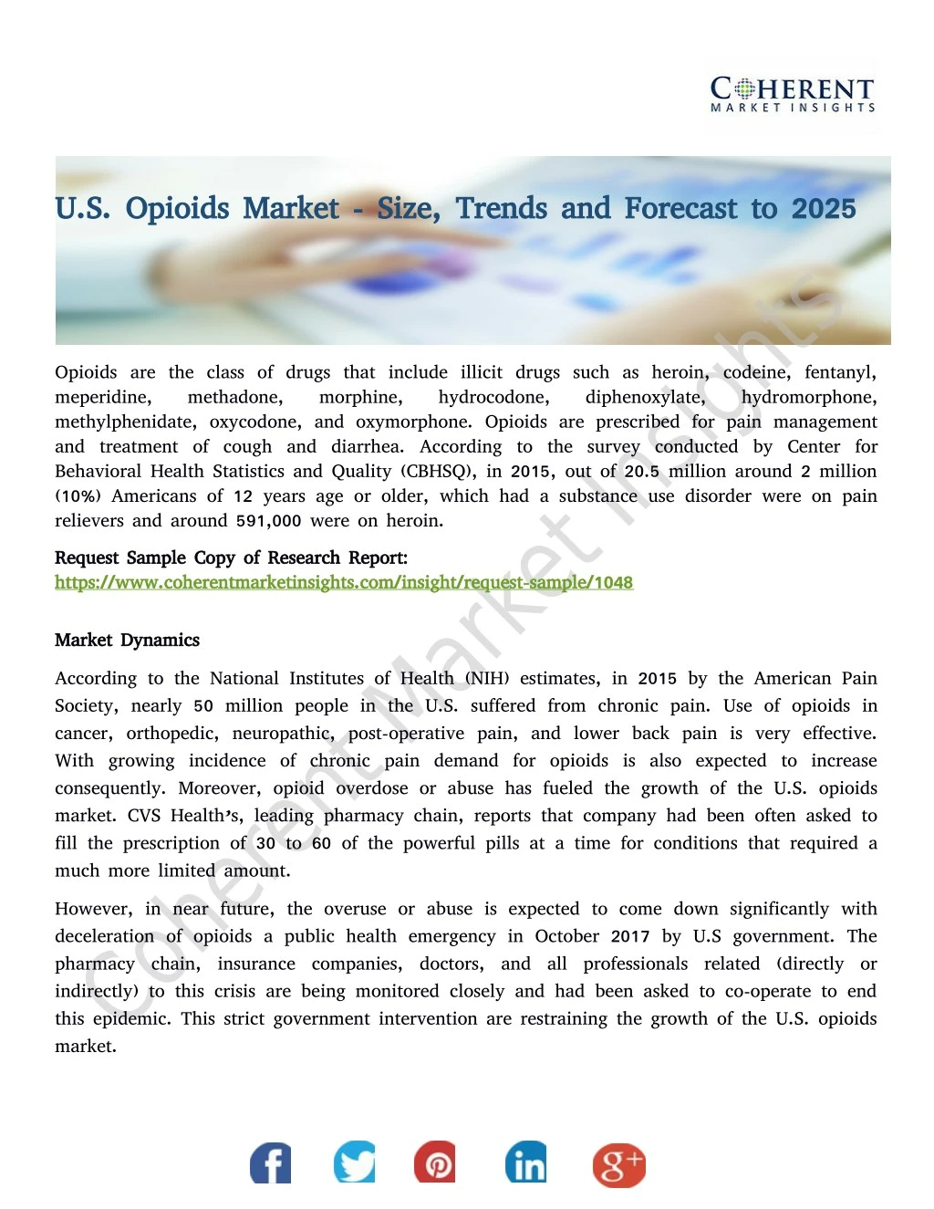 u s opioids market size trends and forecast