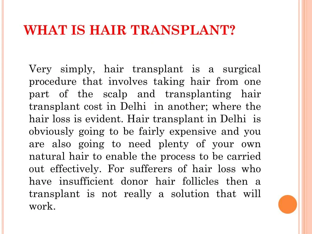 what is hair transplant