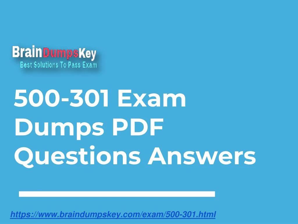 500 301 exam dumps pdf questions answers
