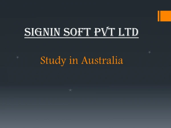 Study Abroad in Australia | Study in Australia –Signin soft.com