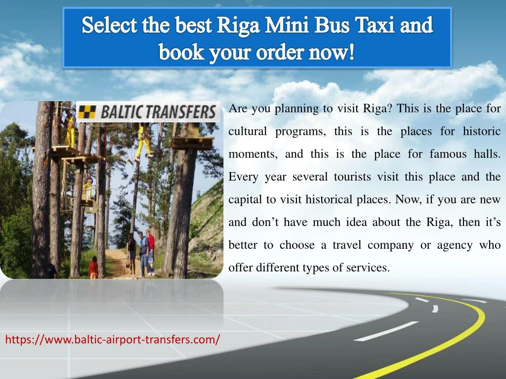 select the best riga mini bus taxi and book your