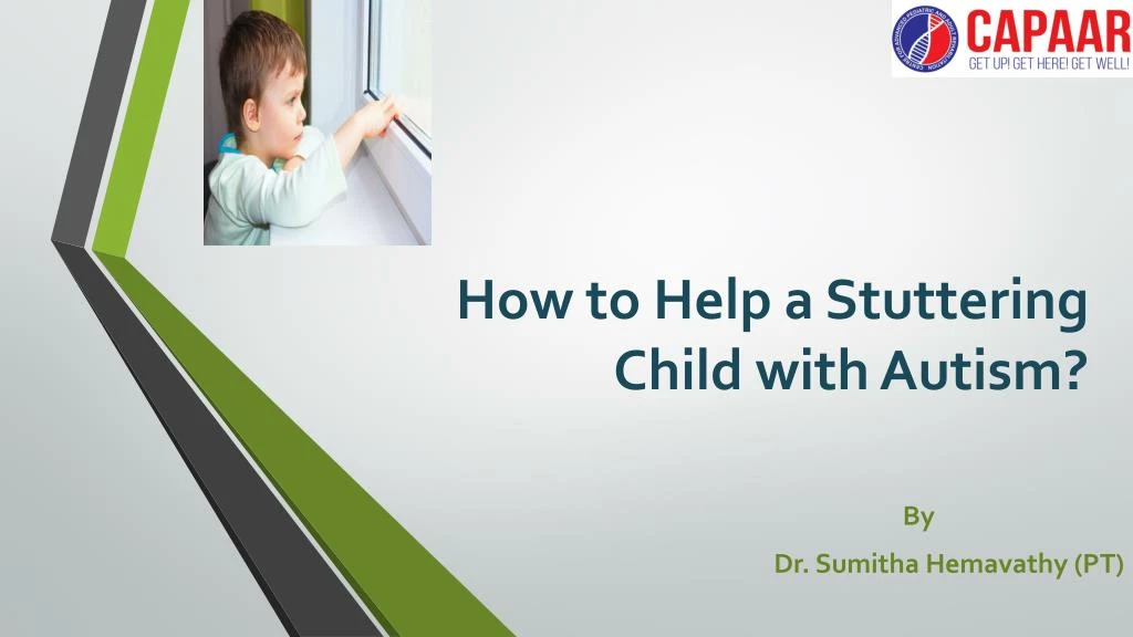 how to help a stuttering child with autism