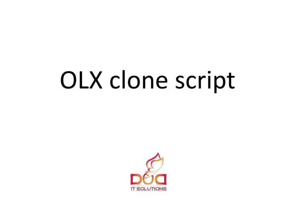 Olx clone script
