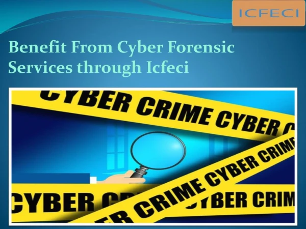 Benefit From Digital Forensics Expert through Icfeci