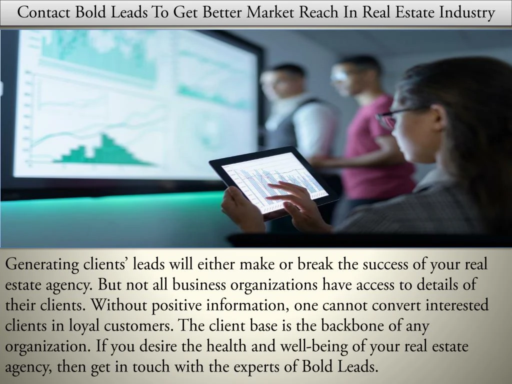 contact bold leads to get better market reach