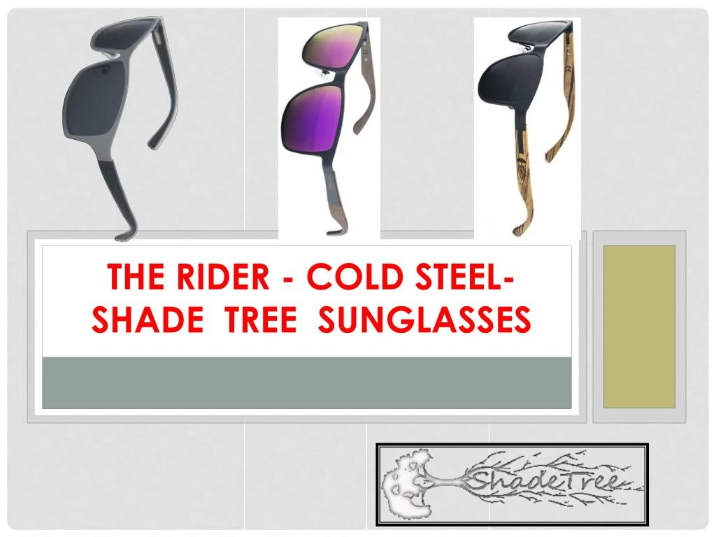 the rider cold steel shade tree sunglasses