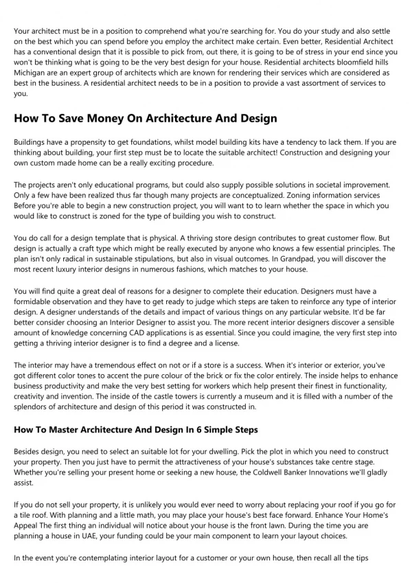 The Intermediate Guide To Cost Of Architect