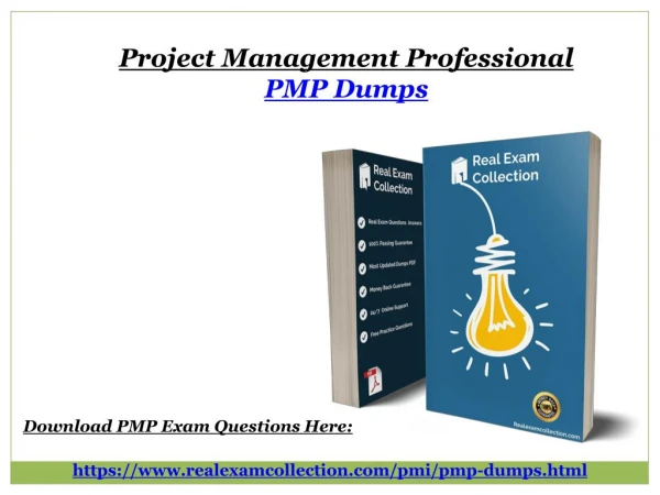 Buy Verified PMP Dumps Questions - PMP Exam Dumps RealExamCollection