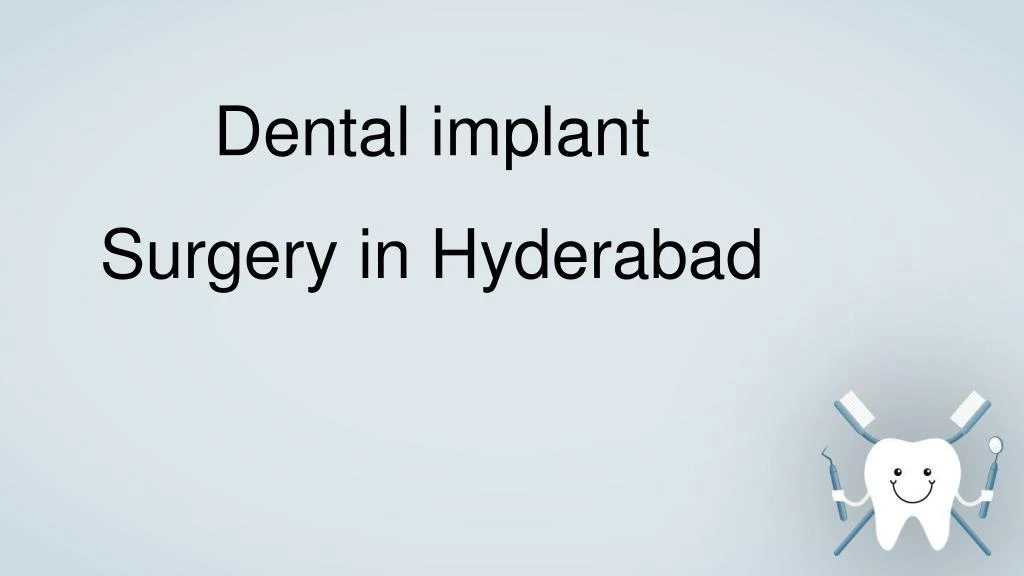 dental implant surgery in hyderabad