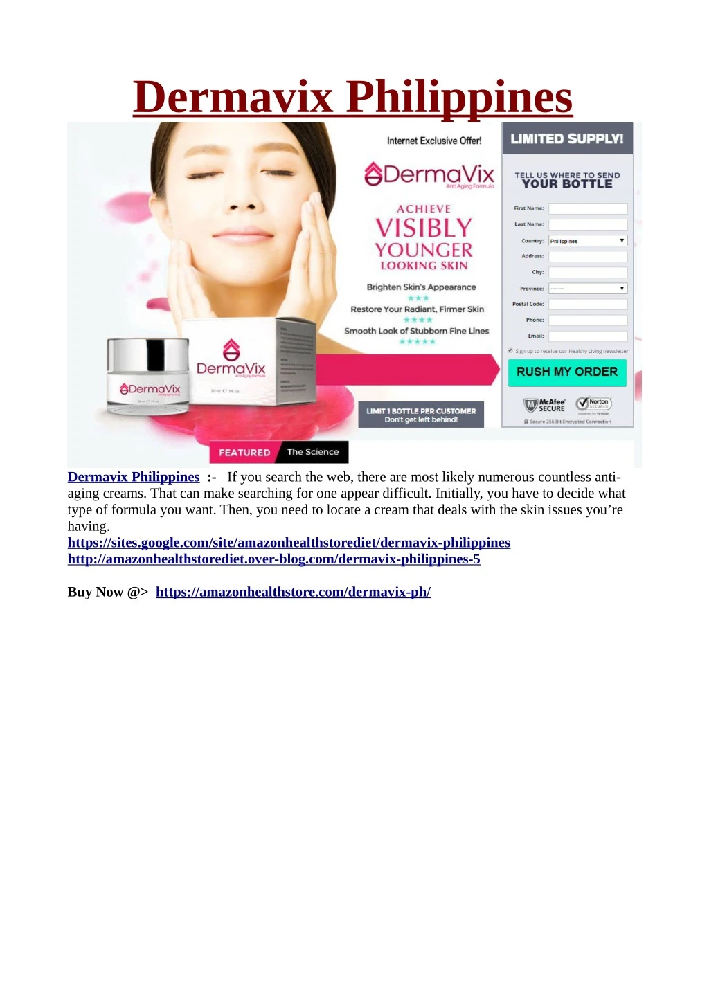 dermavix philippines