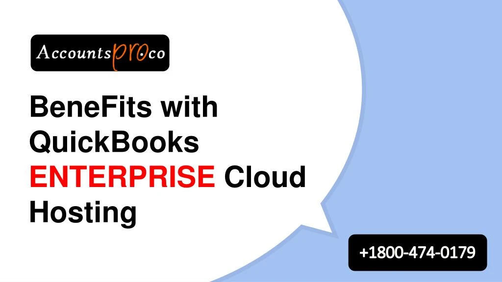 benefits with quickbooks enterprise cloud hosting