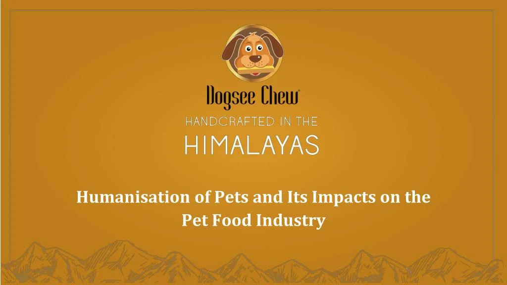 humanisation of pets and its impacts