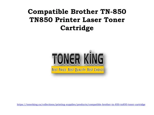 Compatible Brother TN-850 TN850 Printer Laser Toner Cartridge