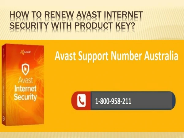 How To Renew Avast Internet Security With Product Key?