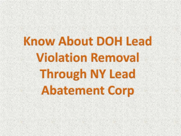 Asbestos Removal Company Of NY Lead For Both Commercial And Residential Properties