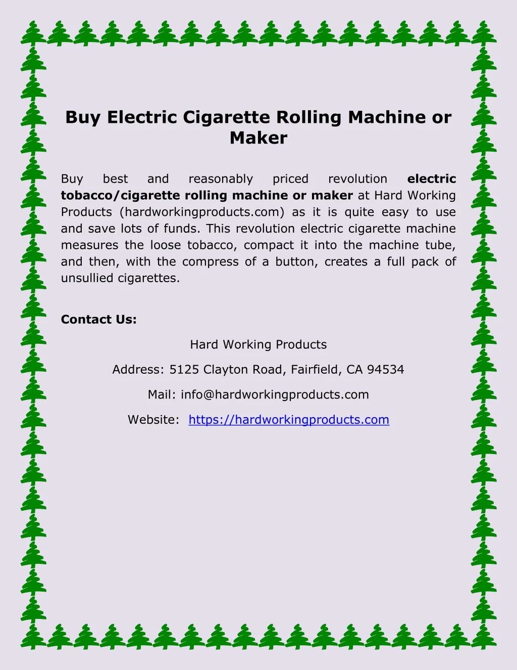 buy electric cigarette rolling machine or maker