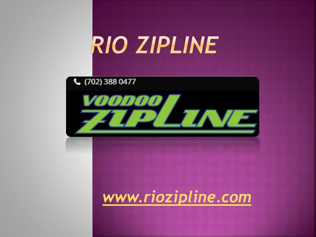 rio zipline