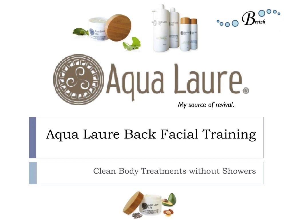 aqua laure back facial training