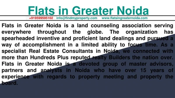 Flats in greater noida