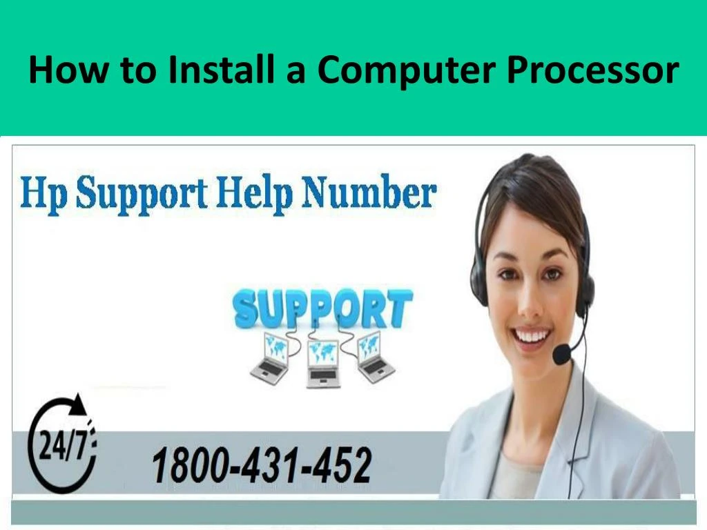 how to install a computer processor