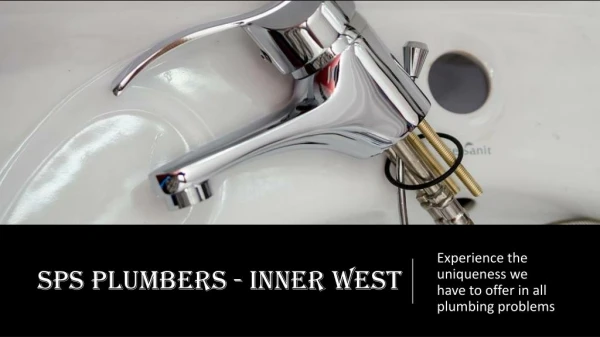 Emergency Plumbers in Sydney | SPS Plumbers - Inner West