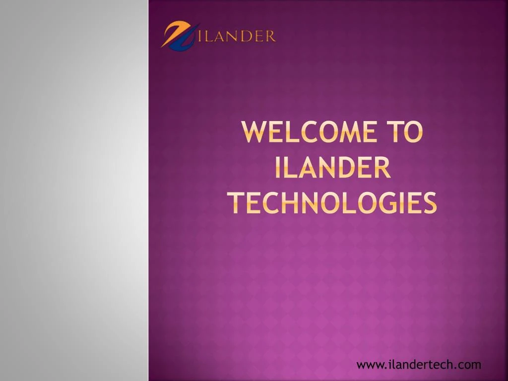 welcome to ilander technologies