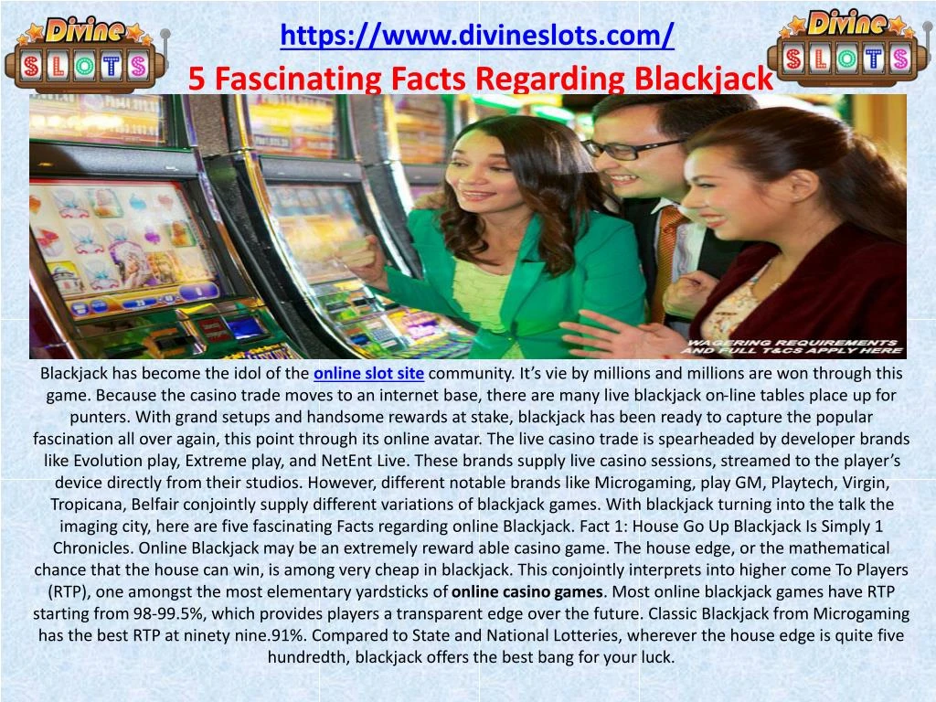 5 fascinating facts regarding blackjack