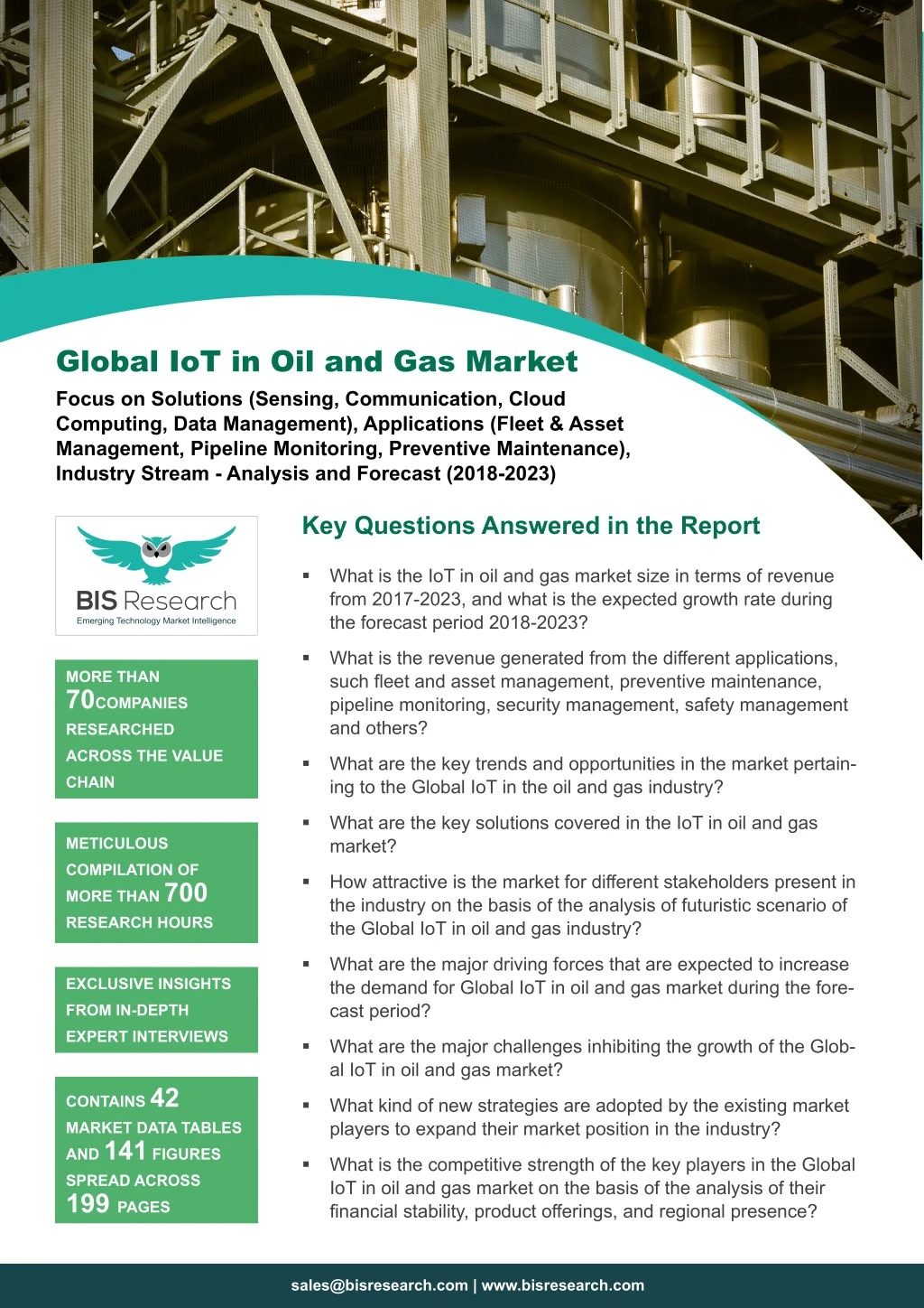 global iot in oil and gas market focus