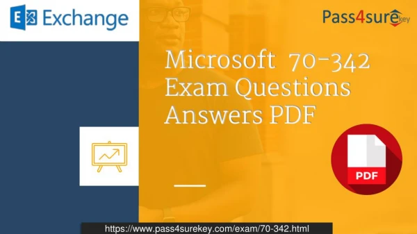 70-342 - Microsoft Practice Exam Question And Answers (2019)