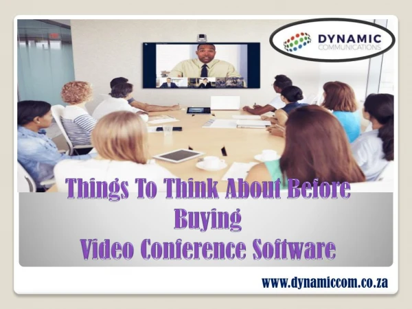 Things to think about before buying Video Conference Software