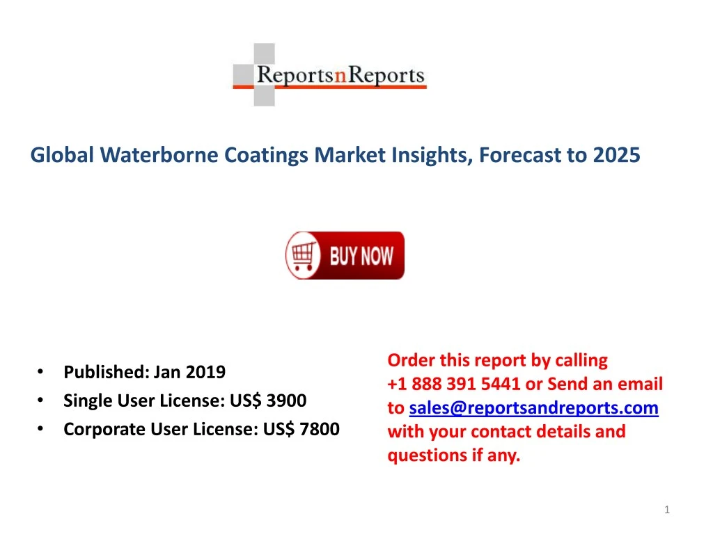 global waterborne coatings market insights