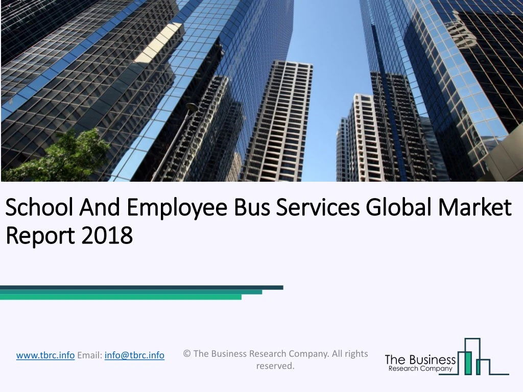 school and employee bus services global market