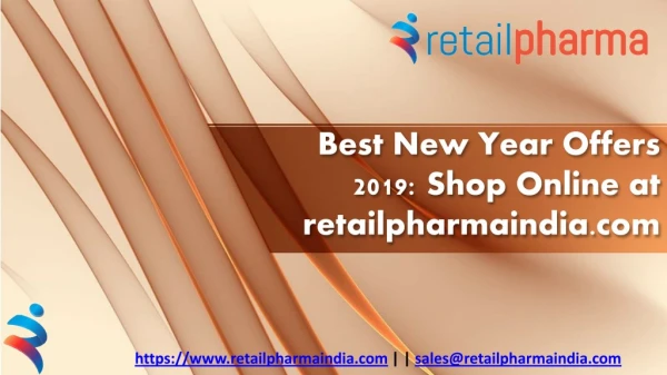 Best New Year Offers 2019: Shop Online at retailpharmaindia.com