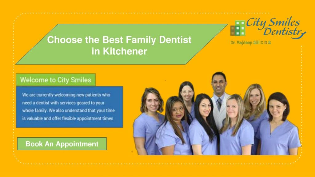 choose the best family dentist in kitchener