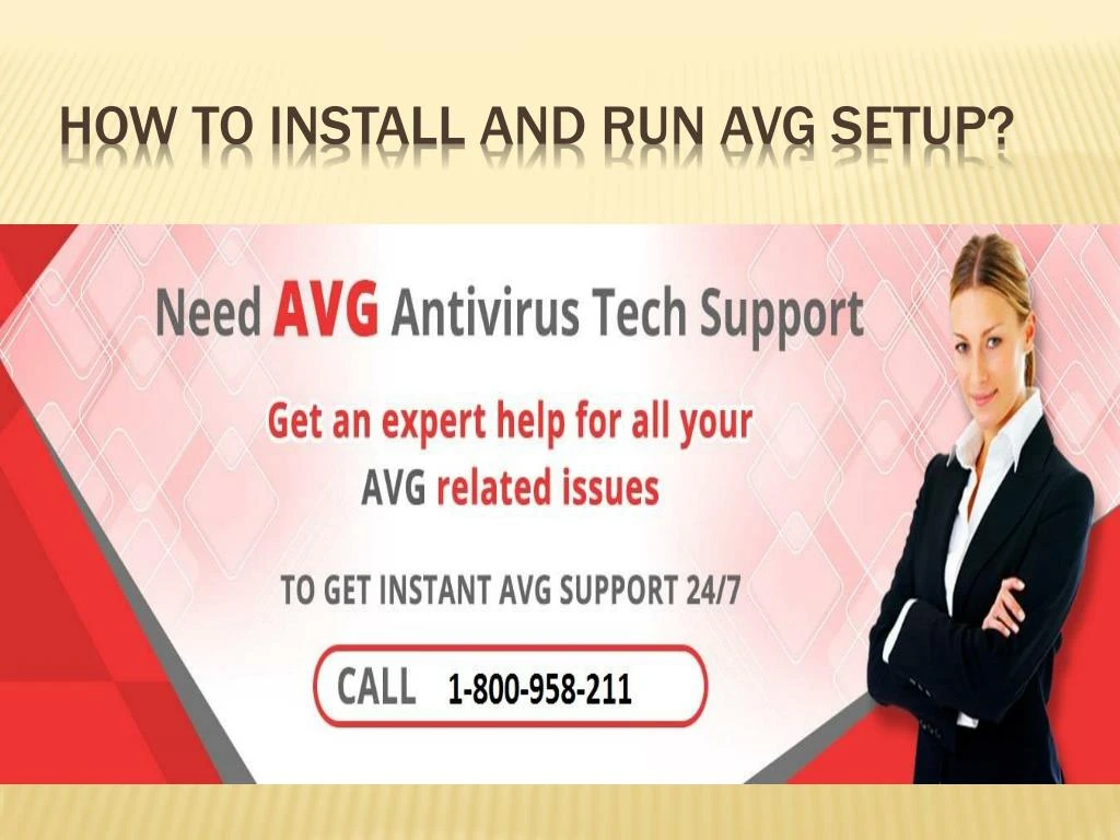 how to install and run avg setup