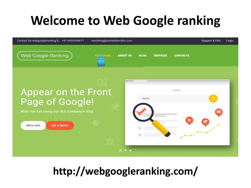 welcome to web google ranking