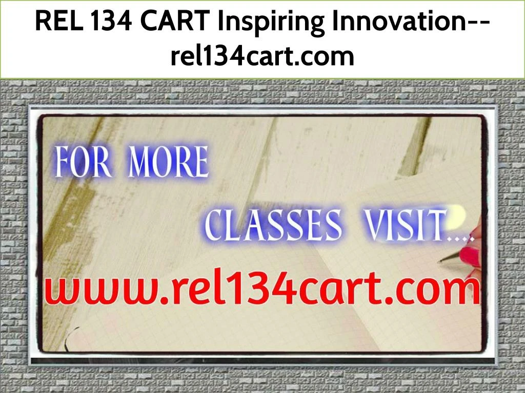rel 134 cart inspiring innovation rel134cart com