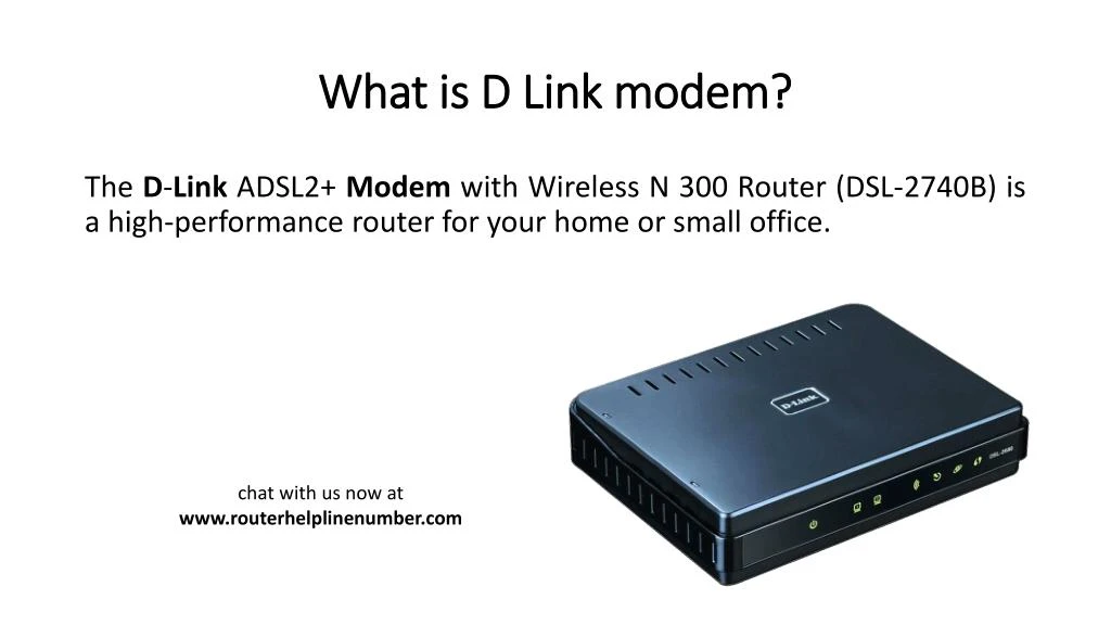 what is d link modem