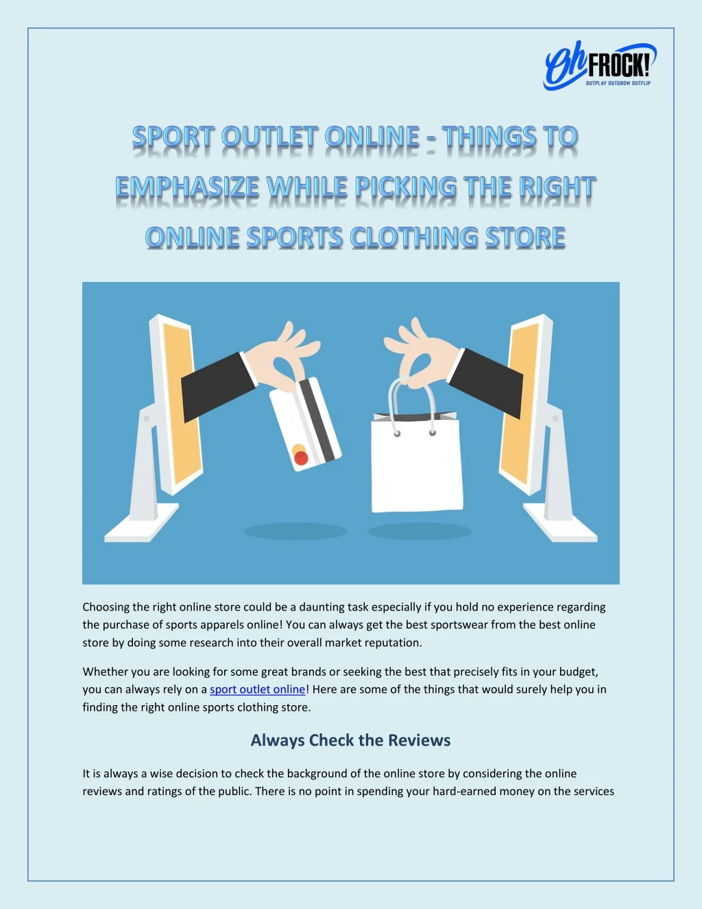 choosing the right online store could