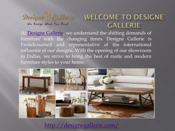 Designe Gallerie-High end furniture store in nyc